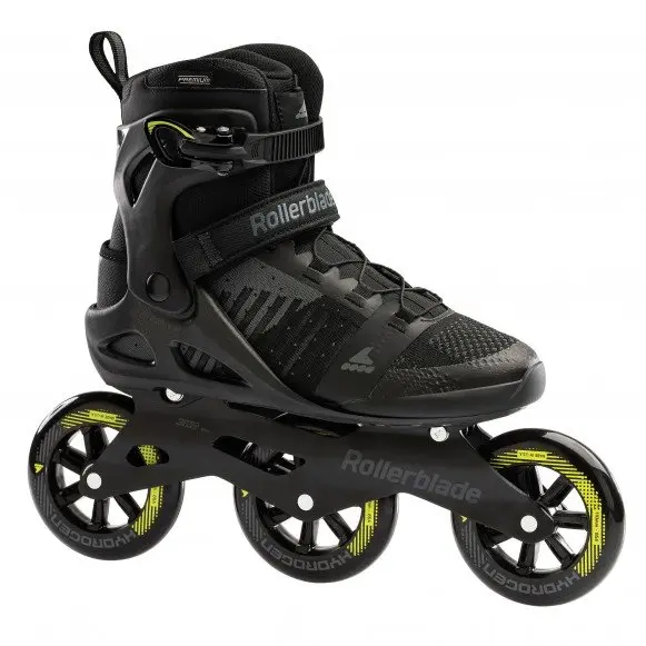 Rollerblade - Macroblade 110 3WD Black/Lime - Fitness Tour Skates - 45