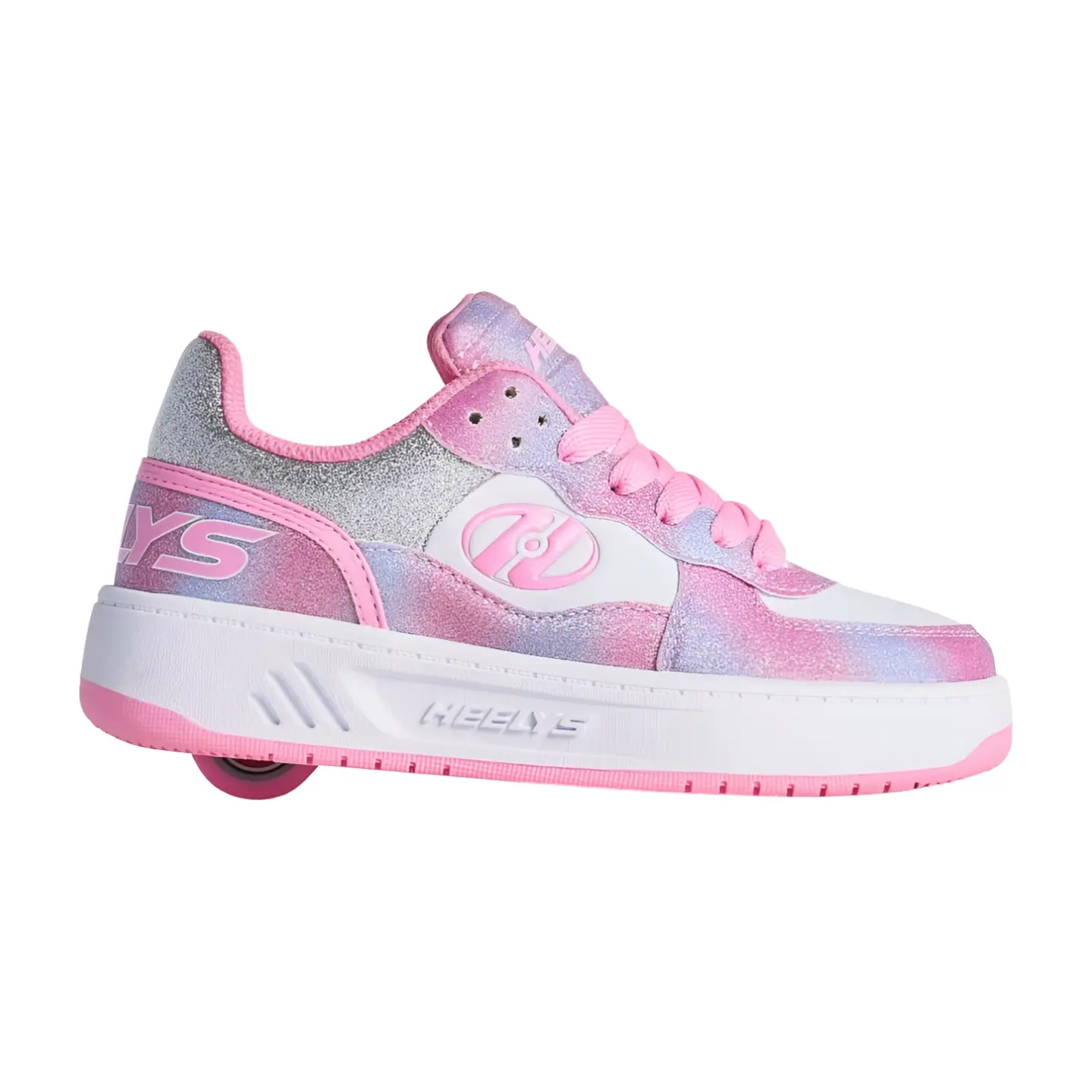 Heelys - Rezerve Low LT Pink White Rainbow - Rolschoenen - 35