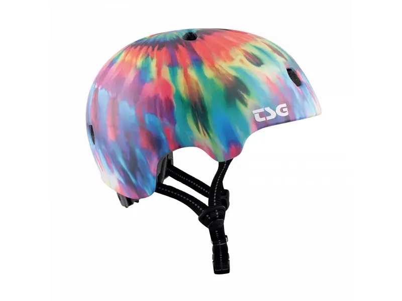 TSG Meta Casco Leggero Nero Satinato: Protezione Per Stunt, BMX, Roller E Scooter – Stile E Sicurezza