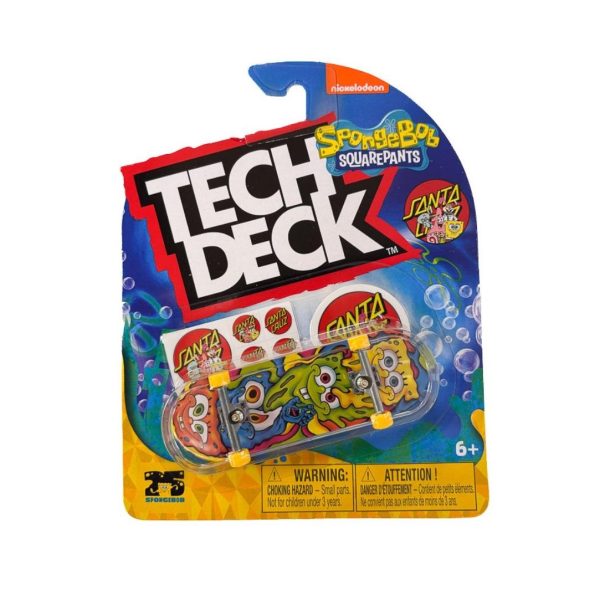 Tech Deck - Santa Cruz Spongebob Multi - Fingerboard