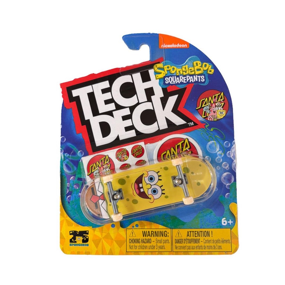 Tech Deck - Santa Cruz Spongebob Squarepants - Fingerboard afbeelding