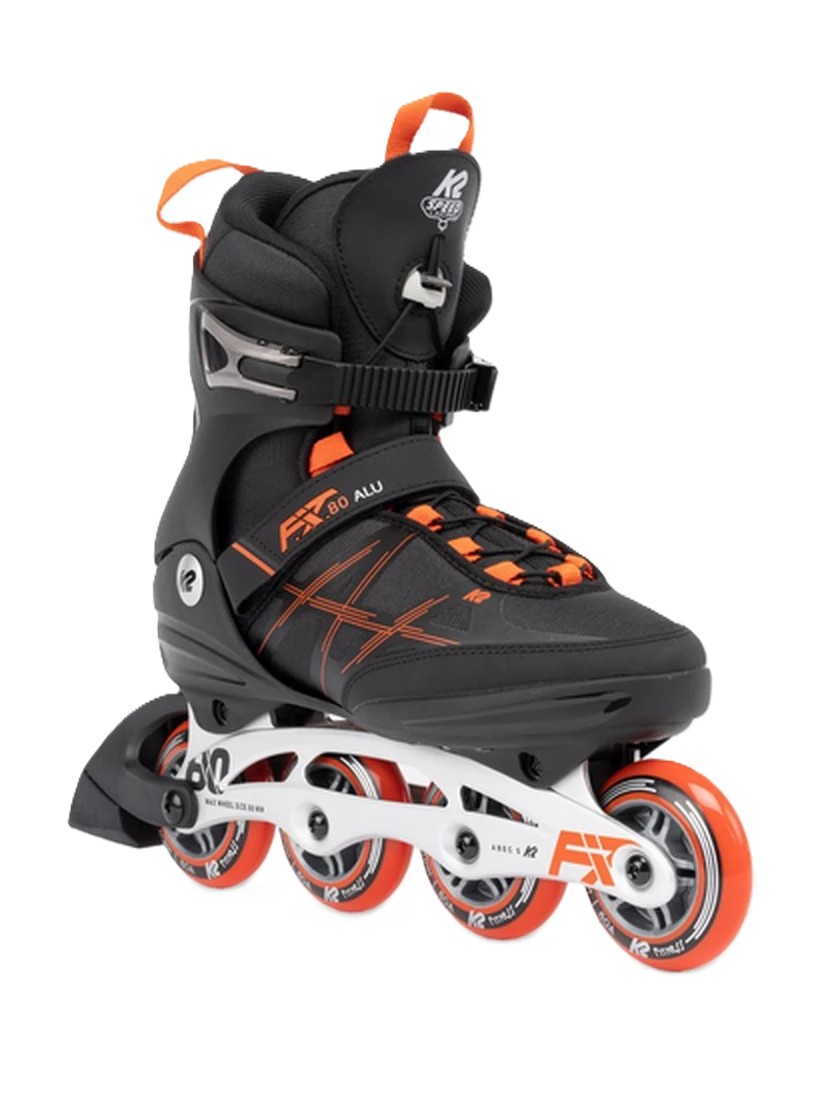 K2 – F.i.t. 80 Alu – Recreatie Fitness Skates  – 39 Zwart