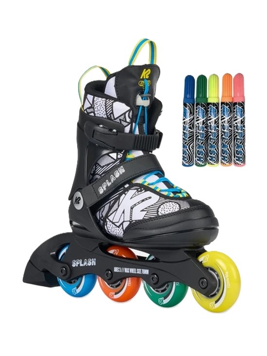 K2 – Splash – Verstelbare Kinderskates – 35-40