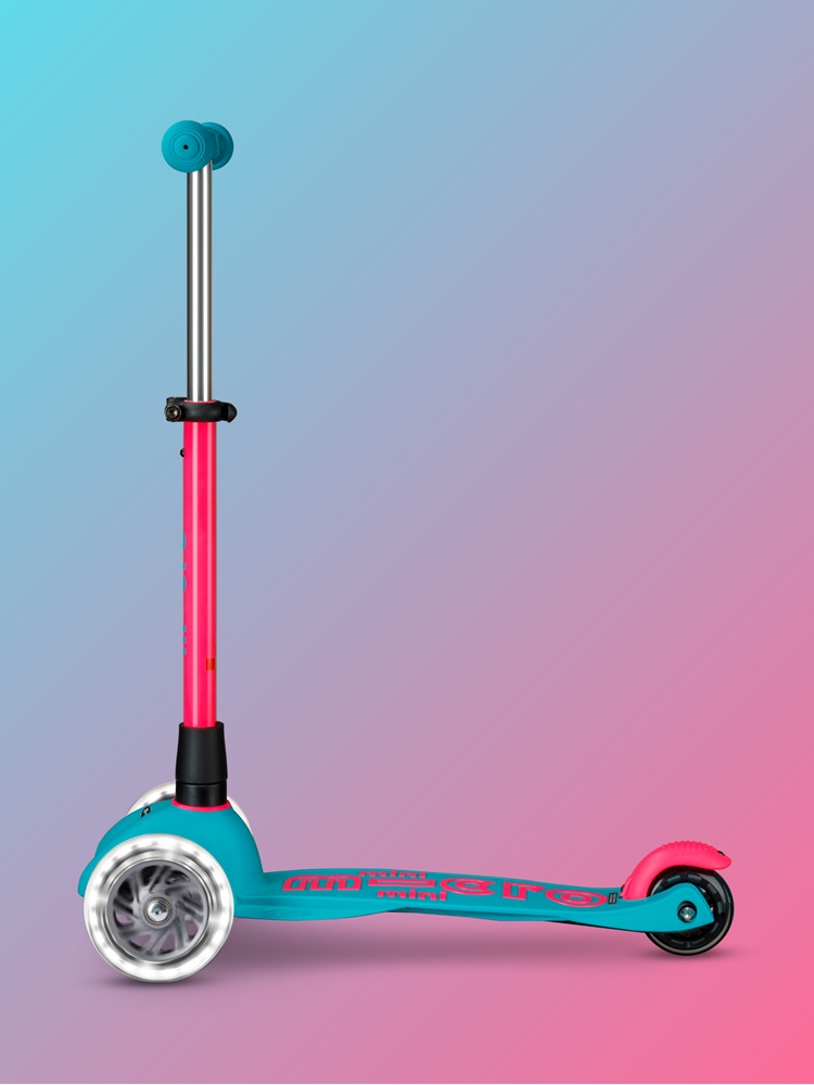 Micro - Mini deluxe Neon Aqua Roze - Step Complete
